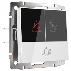 Кнопка звонка без рамки Werkel белый W1114601 в интернет-магазине "Галерея света"