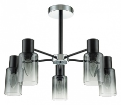 Люстра на штанге Escada Diversity 2120/5P Black в интернет-магазине "Галерея света"