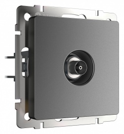 ТВ-розетка без рамки Werkel графит матовый W1183064 в интернет-магазине "Галерея света"