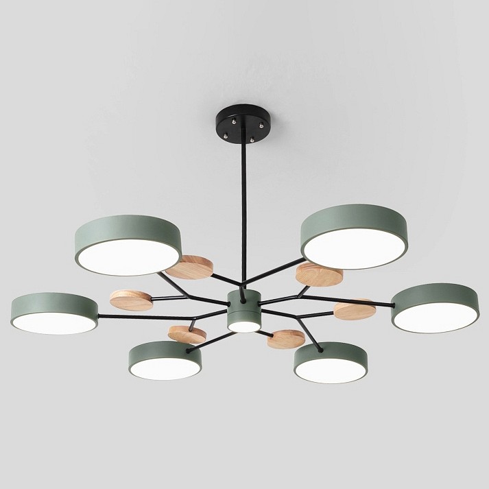 Люстра на штанге Imperiumloft Meade Lamps Green MEADE-01 в интернет-магазине "Галерея света"