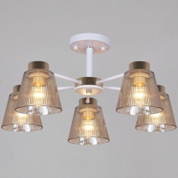 Люстра на штанге  20560-0.3-05 WH+FG в интернет-магазине "Галерея света"