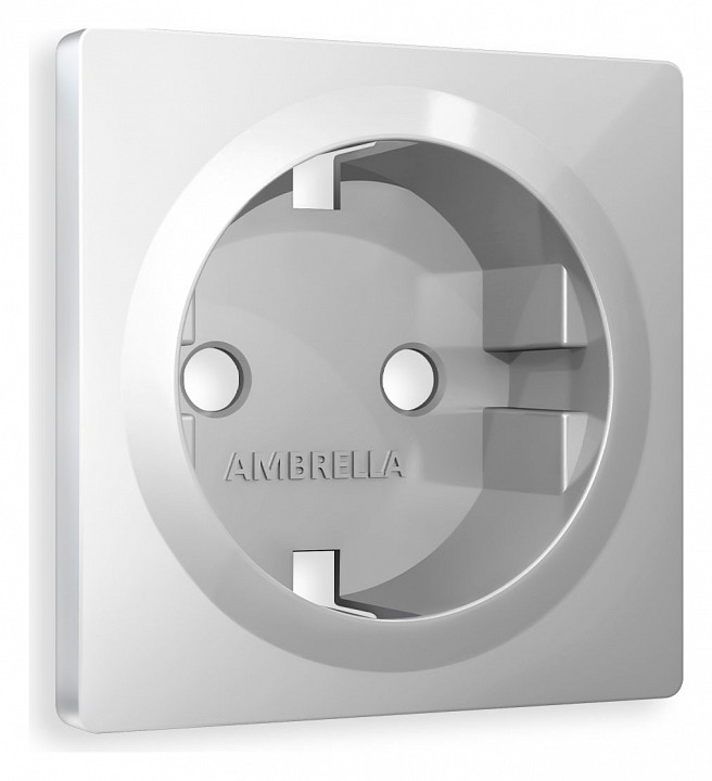 Накладка для розетки с заземлением Ambrella Volt ALFA AP4060 в интернет-магазине "Галерея света"