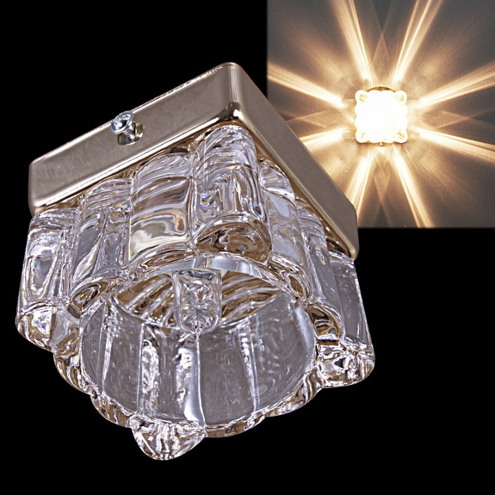 Встраиваемый светильник 17944-9.5-001HB(with base) G9 GD в интернет-магазине "Галерея света"