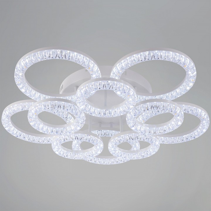 Люстра на штанге  09847-0.3-5+5A WH в интернет-магазине "Галерея света"