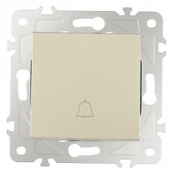 Кнопка звонка без рамки Arte Milano 203 203.36-1.shampan в интернет-магазине "Галерея света"