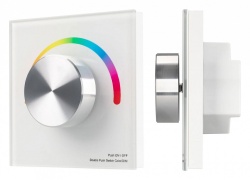 Панель-регулятора цвета RGB роторный встраиваемый Arlight SMART 033756 в интернет-магазине "Галерея света"