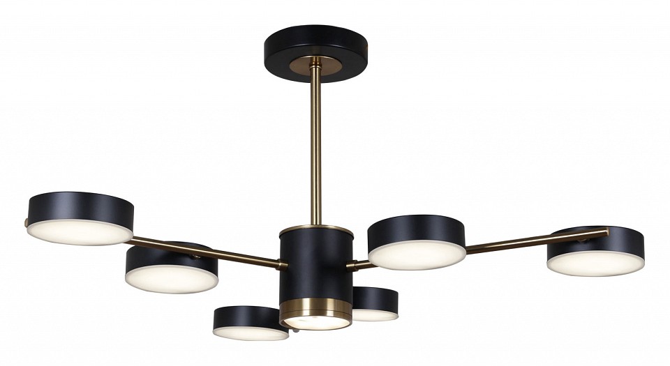 Люстра на штанге 06369-0.3-06 COP+BK в интернет-магазине "Галерея света"