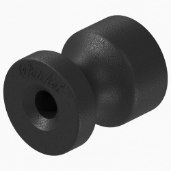 Изолятор керамический Werkel Vintage (черный матовый) W6433408 в интернет-магазине "Галерея света"