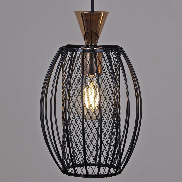 Подвесной светильник 02203-0.9-01 BK в интернет-магазине "Галерея света"