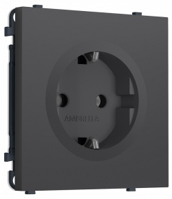 Розетка с заземлением, без рамки Ambrella Volt MS MS906010 в интернет-магазине "Галерея света"