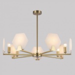 Люстра на штанге Eurosvet Marble 60158/7 латунь в интернет-магазине "Галерея света"