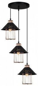 Подвесной светильник 02501-0.9-03 BK+GD в интернет-магазине "Галерея света"