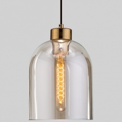 Подвесной светильник Eurosvet Tandem 50119/1 латунь в интернет-магазине "Галерея света"