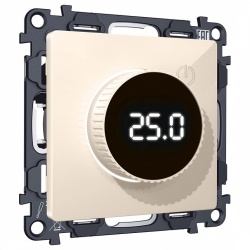 Терморегулятор электромеханический для теплого пола без рамки Ambrella Volt ALFA MA305810 в интернет-магазине "Галерея света"