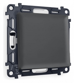 Выключатель перекрестный одноклавишный без рамки Ambrella Volt ALFA MA901030 в интернет-магазине "Галерея света"