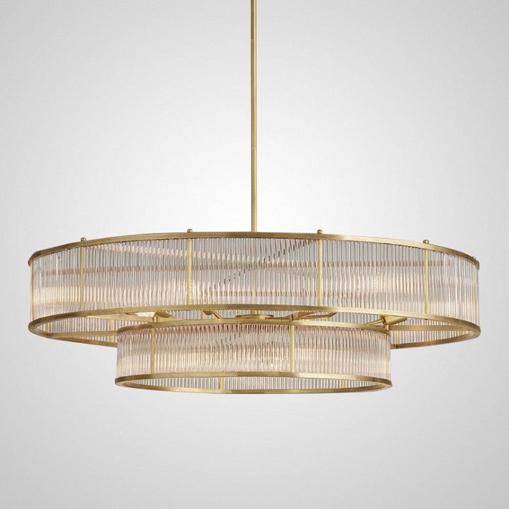 Светильник на штанге Imperiumloft RH Marais Round Chandelier 40,2668 в интернет-магазине "Галерея света"