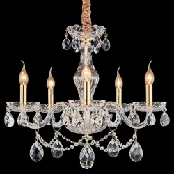 Подвесная люстра ILLUMICO IL2066 IL2066-5PBC-25 ELITE в интернет-магазине "Галерея света"