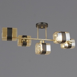 Люстра на штанге 04223-0.3-05 AB+BK в интернет-магазине "Галерея света"