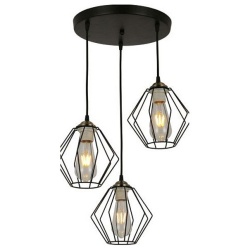 Подвесной светильник Imex 3099 MD.3099-3-P BK+AB в интернет-магазине "Галерея света"