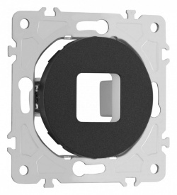 Розетка для вывод кабеля без рамки Arte Milano am-202 202.49-1.black в интернет-магазине "Галерея света"