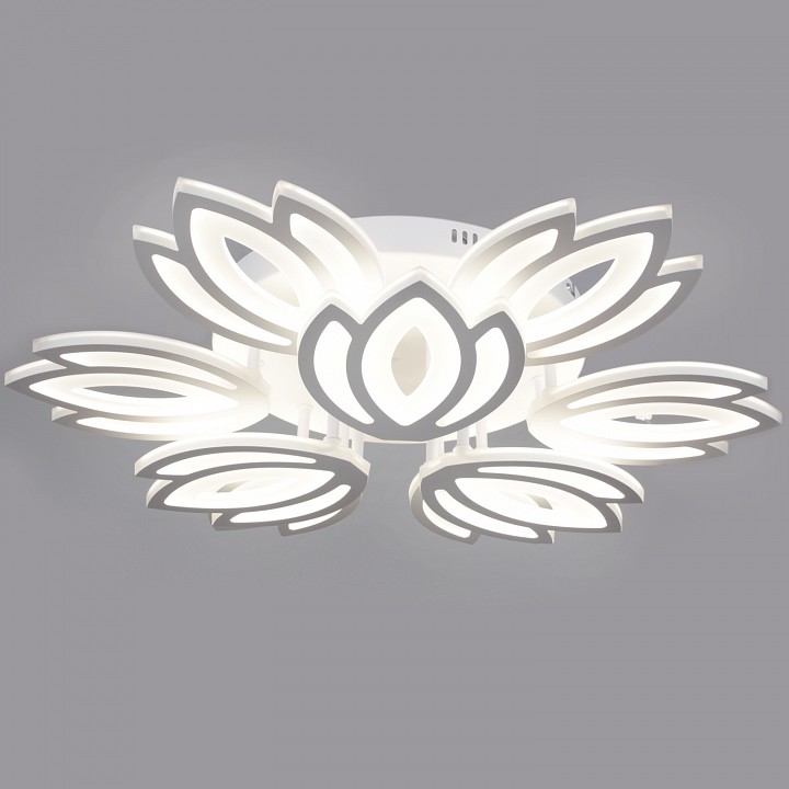 Люстра на штанге  08429-0.3-6+3 WH в интернет-магазине "Галерея света"