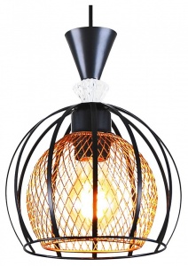 Подвесной светильник 03061-0.9-01 BK+GOLD в интернет-магазине "Галерея света"