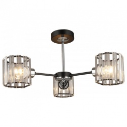 Люстра на штанге Imex MD.4057 MD.4057-3-S BK+CH в интернет-магазине "Галерея света"