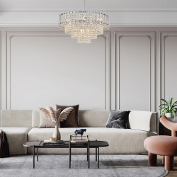 Люстра на штанге Arte Milano Sorrento-6109 376109/9/300/570 CR в интернет-магазине "Галерея света"