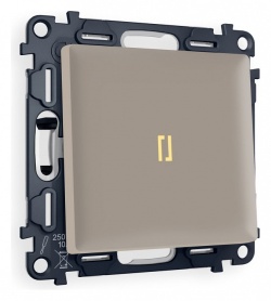 Выключатель проходной одноклавишный с подсветкой Ambrella Volt ALFA MA362030 в интернет-магазине "Галерея света"