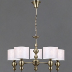 Подвесная люстра ILLUMICO IL0610 IL0610-5PSQ-25AB ELITE в интернет-магазине "Галерея света"