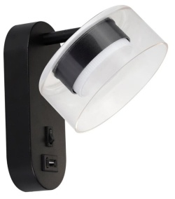 Бра Arte Lamp ALIUS A8045AP-1BK в интернет-магазине "Галерея света"