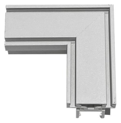 Соединитель угловой L-образный для треков встраиваемых Aployt Magnetic track 48 APL.0185.10.02 в интернет-магазине "Галерея света"