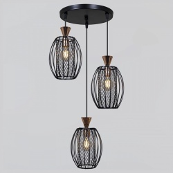 Подвесной светильник 02203-0.9-03 BK в интернет-магазине "Галерея света"