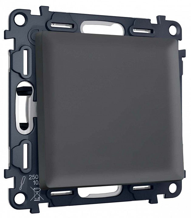 Выключатель двухполюсной самовозвратный без рамки Ambrella Volt MA MA901050 в интернет-магазине "Галерея света"