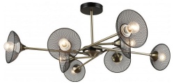 Люстра на штанге Imex MD.5700 MD.5700-8-S-AB+BK в интернет-магазине "Галерея света"