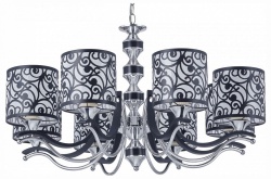 Подвесная люстра Arte Milano Florentia-4957 304957/8 Bk/Ni в интернет-магазине "Галерея света"