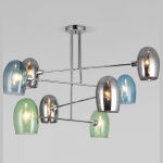 Люстра на штанге Eurosvet Gardie 70141/8 хром в интернет-магазине "Галерея света"