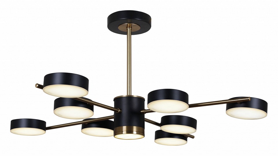 Люстра на штанге 06369-0.3-08 COP+BK в интернет-магазине "Галерея света"