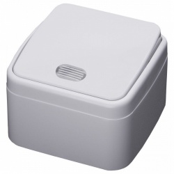 Выключатель одноклавишный с подсветкой Stekker Basic 39029 в интернет-магазине "Галерея света"