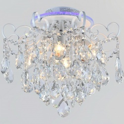 Люстра на штанге  04024-0.3-04 WH+SILVER PN+RGB в интернет-магазине "Галерея света"