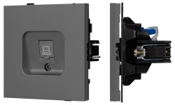 Розетка Ethernet RJ-45 и со шторками, без рамки Arlight SCT-TENDO 054593 в интернет-магазине "Галерея света"