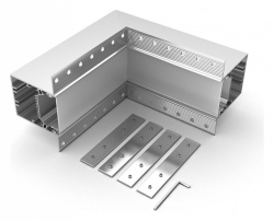 Соединитель угловой L-образный накладной Arlight S-LUX 030130 в интернет-магазине "Галерея света"