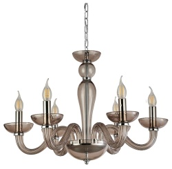 Подвесная люстра Newport ARLETTE 8646/С chrome coffee в интернет-магазине "Галерея света"