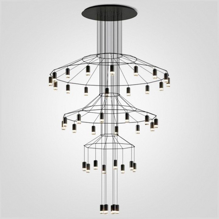 Подвесная люстра Imperiumloft Vibia Wireflow 40.1639-0 в интернет-магазине "Галерея света"