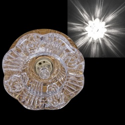 Встраиваемый светильник 07953-9.0-001H G9 GD в интернет-магазине "Галерея света"