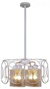 Люстра на штанге 03883-0.4-04 WH+GD в интернет-магазине "Галерея света"