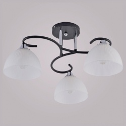 Люстра на штанге 01635-0.3-03 BK+CR в интернет-магазине "Галерея света"