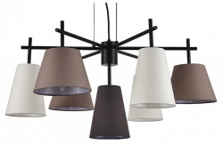 Подвесная люстра Indigo Abbinare 13032/7P Black в интернет-магазине "Галерея света"