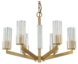 Подвесная люстра Belfast Malone 6035-6 BR CL в интернет-магазине "Галерея света"