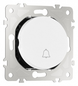 Кнопка звонка без рамки Arte Milano 202 202.36-1.white в интернет-магазине "Галерея света"